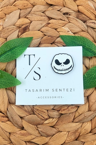 Rozet Takı Aksesuar Jack Skellington Noel Gecesi Kabusu Halloween