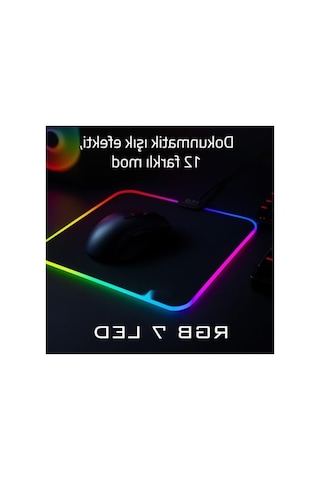 Rgb Işık Efektli 320x270 Mm Medium Mousepad