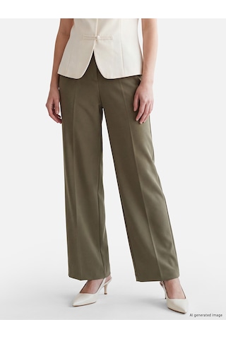 Lcw Vision Haki Regular Fit Kadın Pantolon