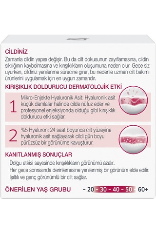 Lift + Superfiller Gece Yüz Kremi 50 Ml