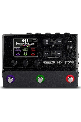 Line 6 Hx Stomp Guitar Multi-efekt Floor Processor Siyah