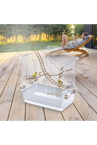 Imac - 592 - Elettra - New Kuş Kafesi Mavi/ - Csmo-tex - Beyaz 67x42,5x58,5cm