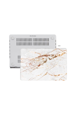 Macbook Air Kılıf 13 İnç Mermer10nl Eski Usb'li Model 2010-2017 A1369 A1466 İle Uyumlu R-09