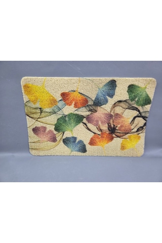 Hijyenik Kıvırcık Paspas 40x60 Cm - Islaklık Emici Kapı Önü Paspası Mavi