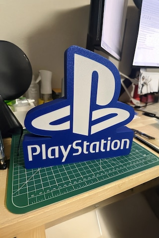 Playstation Dekoratif Led Aydınlatma Mavi Çok Renkli