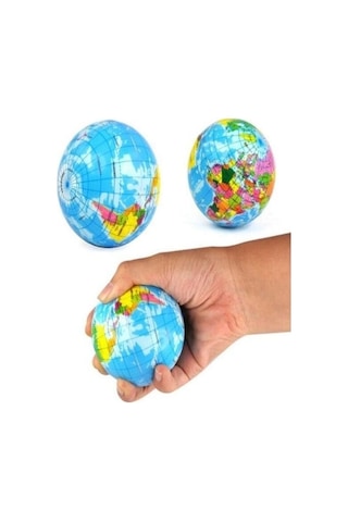 Stres Topu Dünya Haritalı - Büyük Boy