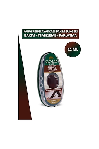 Gold Care Ayakkabı Bakım Temizleme Ve Parlatma Süngeri Depolu 11 Ml 001