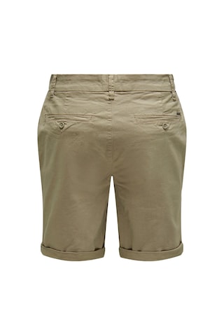 Only & Sons Onspeter Reg Twill 4481 Shorts Noos Erkek Şort-26440 - XS Açık Kahverengi