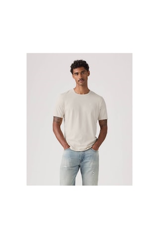 Levi's Orıgınal Tee Garment Dye Pumıce S Erkek Krem Rengi Bisiklet Yaka T-shirt 005gx-0006-16408