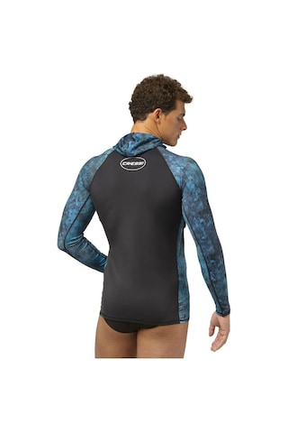 Cressi Cobia Mavi Kamuflaj Rashguard Tişört 2xlarge Mavi