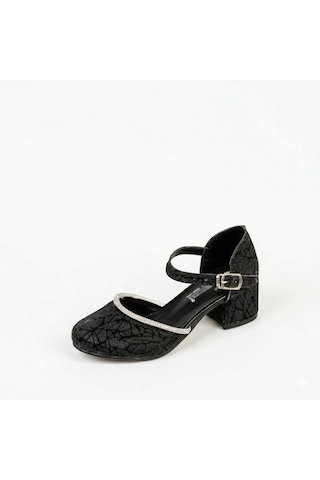 Pico Kids Arz Simli 4 Cm Kız Çocuk Topuklu Abiye Ayakkabı Gümüş