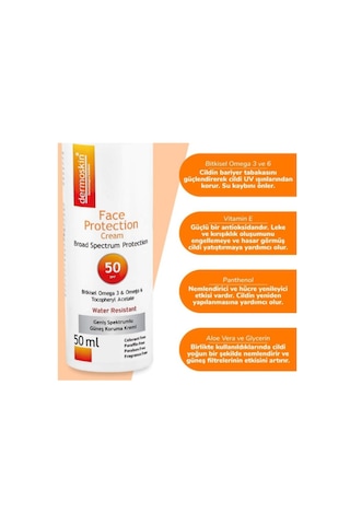 Dermoskin Face Protection Güneş Kremi SPF50 50 ML