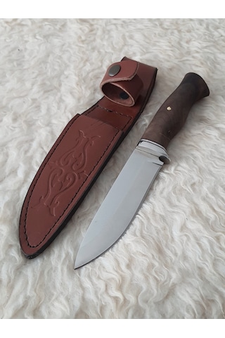 Bushcraft Kamp Bıçak Kahverengi - Gümüş