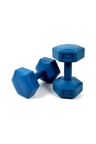Dambıl Seti 10 KG Vücut Geliştirme Demir Tozu Dolgulu 2x5 KG Ga031