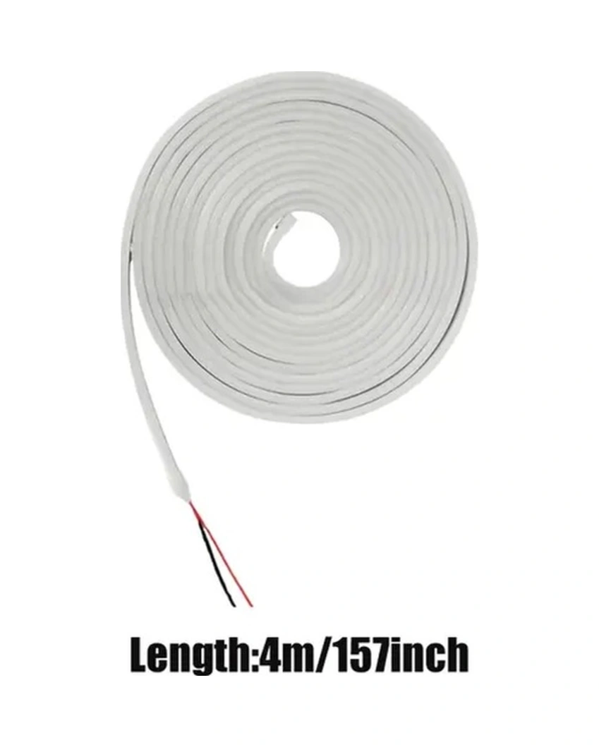 Trendooze Turcoshop11 Beyaz Led Neon Bagaj Dekoratif Aydınlatma Strip Sedan Suv 12v