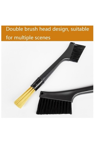 Cc Ggball Lm 2 Pcs Kfs-04 Çift Uçlu Yumuşak Bristotlu Kahve Makinesi Temizleme Fırçası