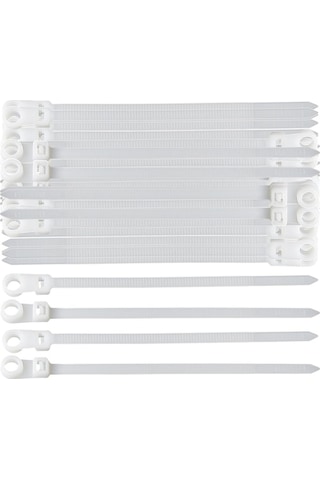 Pazly Tel Suntek Sarar Kablo Fermuarları Bağı Adet 4,8-mm-x-200-mm 100 Ol