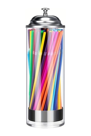 Brightnova 1pc Paslanmaz Celik Ve Cam Pipet Tutucu Organizer Buyuk Kapasiteli Mutfak Tezgah Saklama Cihazi Saglam Hijyenik Tasarim -