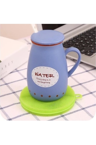 2 Adet Tükenmeyen Silikon Bulaşık Süngeri Çok Amaçlı Bez Tutacak N111153 Çok Renkli