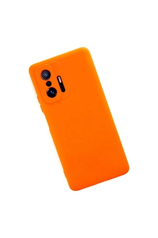 Newface Xiaomi Mi 11t Pro Kılıf Nano İçi Kadife Silikon - Turuncu Belirtilmemiş