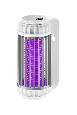 Xiyyadms Taşınabilir Şarj Edilebilir Sivrisinek Öldürücü, 365nm Uv Işık Ve Yapay Nefes İle Etkili Sivrisenk Tuzağı, Masaüstü/duvar Montajı, Gri