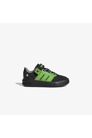Adidas Minecraft Lightorama Elastic Lace Çocuk Siyah Spor Ayakkabı Kı9111