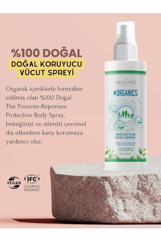 2'li The Prouvée Organics Doğal Ve Organik Sivrisinek Kovucu Sprey 0+ Ay 100 Ml
