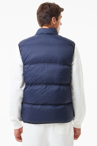 Lacoste Down Fill Mens West Dik Yaka Kaz Tüyü Erkek Yelek Lacivert Lacivert