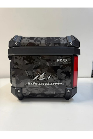 Rexx 60 Litre Abs Motosiklet Arka Çanta - 02-renkli Tek Renk