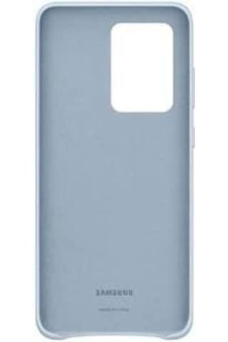 Galaxy S20 Ultra İle Uyumlu Kılıf Leather Cover Mavi Ef-vg988llegww