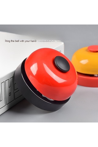 1 Adet Renkli Metal El Zili Mavi