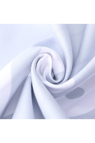 Ranyeek Mikrofiber Plaji Havlusu - Yüzen Yıkama İçin Hızlı Kuruyan - Mavi Yılan Balığı Desenli 160x80 Cm Çok Renkli