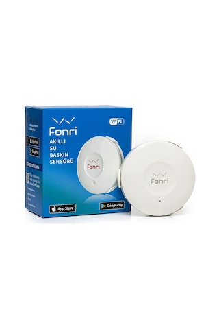 FONRI Wİ-Fİ AKILLI SU BASKINI SENSÖRÜ NAS-WS02W  ( TEK BAŞINA KUL