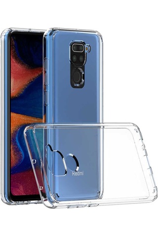 Xiaomi Redmi Note 9 Kılıf Zore Coss Şeffaf Sert Silikon Kılıf Renksiz