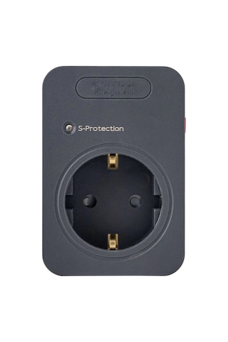 Bylion Şok Ve Akım Korumalı Fiş Priz Siyah 720j