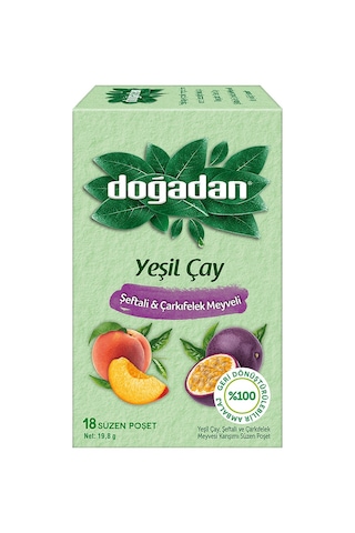 Doğadan Yeşil Çay Bardak Poşet 20 Li 4 Lü Karma Paket