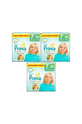 Prima Premium Care Bebek Bezi Beden:7 15+kg Xxx Large 90 Adet
