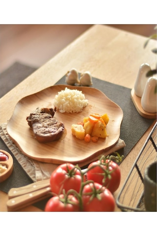 Bambum Pappi Çiçek Tabak 28 Cm B2599