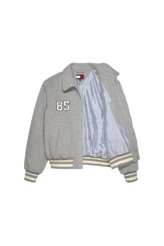 Tommy Hilfiger Tjc Varsıty Jacket, P6n Gri Erkek Ceket