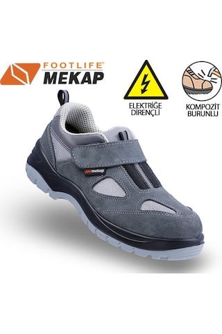 Mekap Mkp-157 Elektrikçi S1 Yazlık Süet Ayakkabı Policap Her No