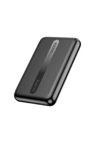 Havit Pb5246 10.000 Mah Manyetik Kablosuz Powerbank 15w Kablosuz 20w Pd Siyah