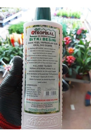 TROPİKAL Daha Yeşil Yapraklar İçin Bitki Besini – 500 ml