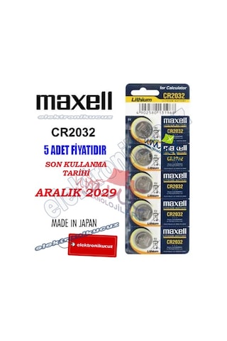 Maxell Cr 2032 5'li Lityum Pil