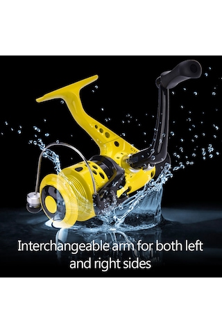 Moveevo 2000 Model Plastik Kafa 12 Balata Rulmanlı Sağ-sol El Kullanıma Uygun Çekişmeli Olta Makinesi