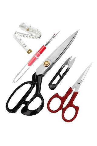 Çelik Profesyonel Kumaş Kesim Makası Set 8 No 20cm