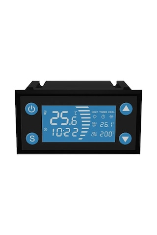 Butu W-1213 Akıllı Dijital Ekran Pet Termostat Dikim Hatch Yetiştiriciliği Sıcaklık Kontrol Cihazı Siyah