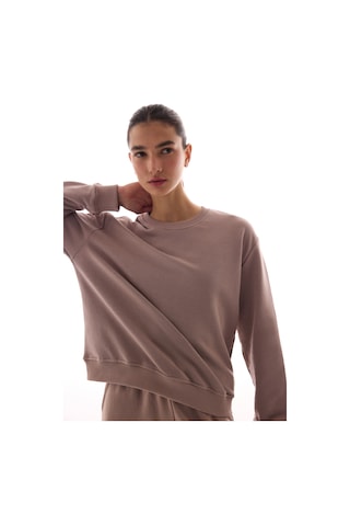 Penti Bej Bisiklet Yaka Regular Kesim Pamuklu Sweatshirt