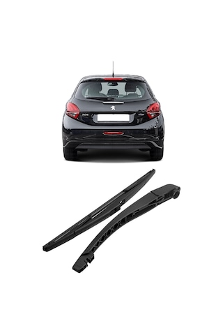 Peugeot 208 2012-2019 Uyumlu Arka Cam Silecek Kolu Ve Süpürgesi Takım 350mm 1608396380