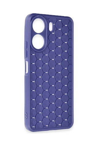 Newface - 250 - Xiaomi Redmi 13c Kılıf Petek Silikon Kapak - Csmo-tex - - Lacivert