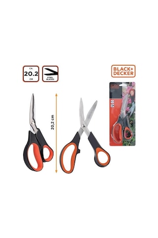 Black&decker Bxgtto7026 Bahçe Makası 20,2 Cm Ergonomik Sap